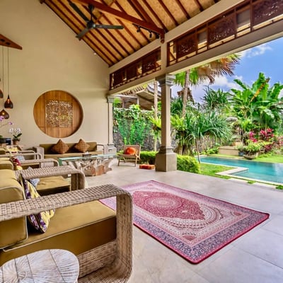 Rent of a spacious family villa with a pool, Penestanan, Ubud, Bali