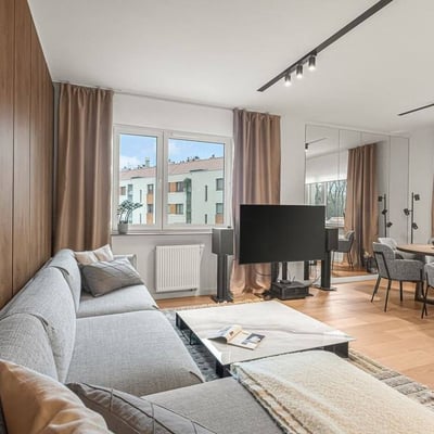 Rent of a comfortable three-room apartment, 69 m², Warsaw, Wilanów, Poland