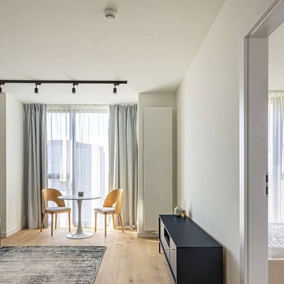 Rent of a stylish two-room apartment, 41 m², Warsaw, Mokotów, Poland