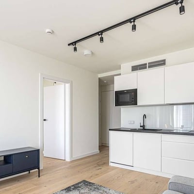 Rent of a stylish two-room apartment, 41 m², Warsaw, Mokotów, Poland