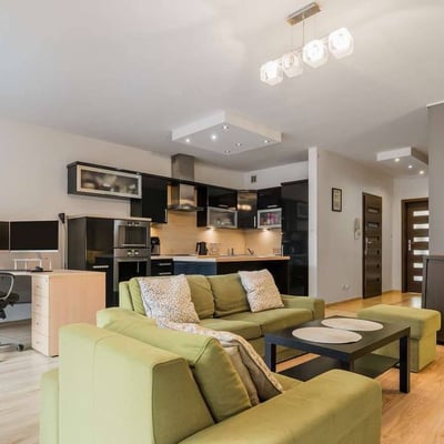 Аренда двухкомнатной квартиры с большой террасой, 54 м², Вроцлав, Fabryczna, Польша