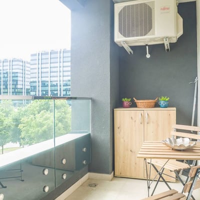 Location d’un appartement de deux pièces dans une résidence de standing premium, 51 m², Belgrade, New Belgrade, Serbie