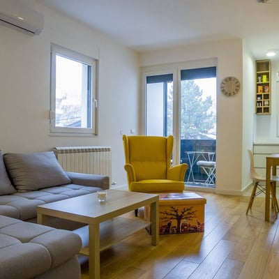 Rent of a bright two-room apartment, 38 m², Belgrade, Serbia