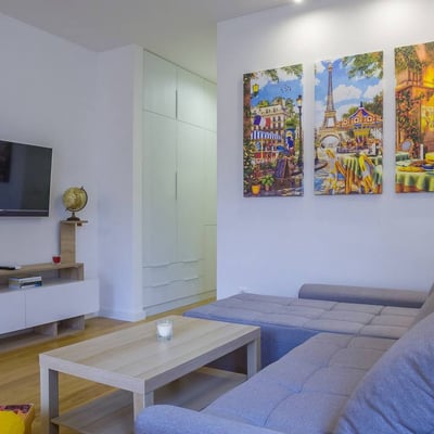 Rent of a bright two-room apartment, 38 m², Belgrade, Serbia