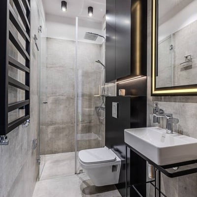 Rent of a stylish three-room apartment, 60 m², Warsaw, Saska Kępa, Poland