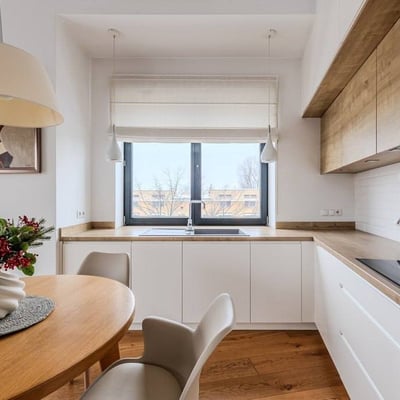 Rent of a stylish three-room apartment, 60 m², Warsaw, Saska Kępa, Poland