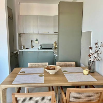 Location d’un appartement de deux pièces dans une résidence de standing premium, 53 m², Belgrade, Dorćol, Serbie