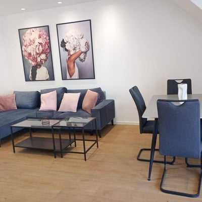 Miete einer hellen, zweistöckigen Dreizimmerwohnung, 73 m², Belgrad, Serbien