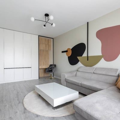 Rent of a modern two-room apartment, 60 m², Bucharest, Sector 4, Romania