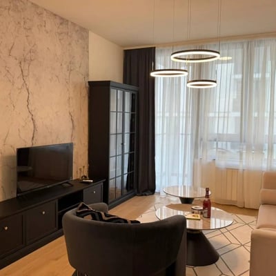 Аренда современной трехкомнатной квартиры в ЖК премиум класса, 72 м², Белград, Belgrade Waterfront, Сербия