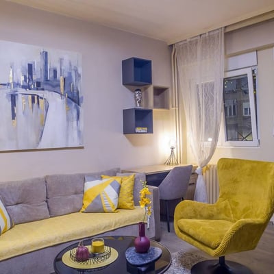 Rent of a two-room apartment near Kalemegdan Fortress, 43 m², Belgrade, Serbia