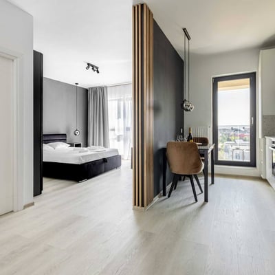 Rent of a modern one-room apartment, 38 m², Bucharest, Sector 6, Romania