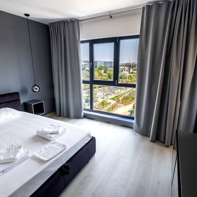 Rent of a modern one-room apartment, 38 m², Bucharest, Sector 6, Romania