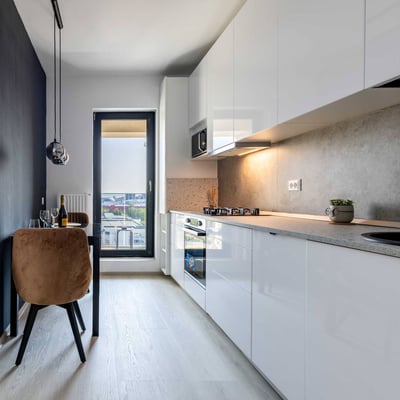 Rent of a modern one-room apartment, 38 m², Bucharest, Sector 6, Romania