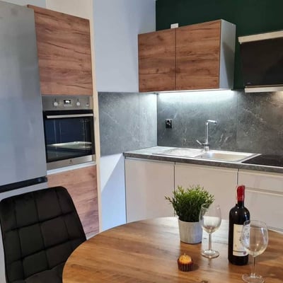 Rent of a modern two-room apartment with a balcony, 41 m², Kraków, Zabłocie, Poland