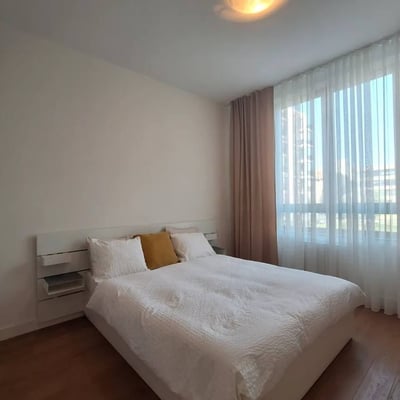 Rent of a two-room apartment in a premium residential complex, 56 m², Belgrade, Belgrade Waterfront, Serbia