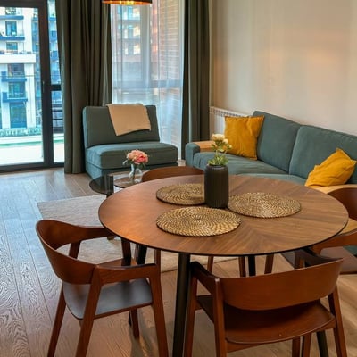 Rent of a two-room apartment in a premium residential complex, 53 m², Belgrade, Belgrade Waterfront, Serbia