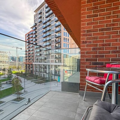 Rent of a two-room apartment in a premium residential complex, 53 m², Belgrade, Belgrade Waterfront, Serbia