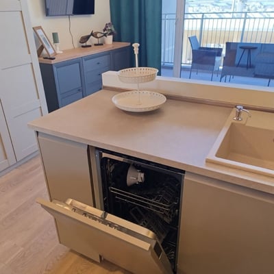 Rent of a bright and cozy studio apartment, Varna, Briz district, Bulgaria