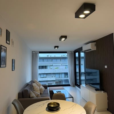 Rent of a bright and modern two-room apartment with a balcony, Buenos Aires, Puerto Madero, Argentina