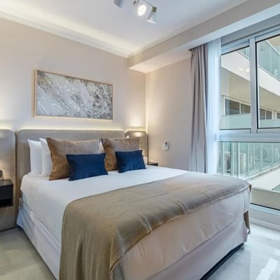 Rent of a modern and spacious three-room apartment with a balcony, 82 m², Buenos Aires, Recoleta, Argentina