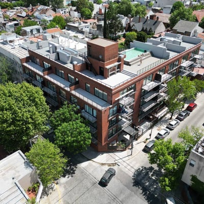 Rent of a cozy studio apartment in a new building, Buenos Aires, Argentina