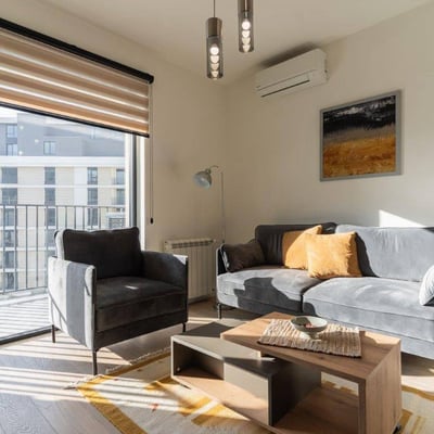 Rent of a modern apartment in the premium-class residential complex BW Simfonija, 50 m², Belgrade, Belgrade Waterfront, Serbia