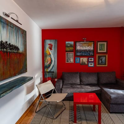 Rent of a two-room apartment in the historic city center, 42 m², Belgrade, Serbia