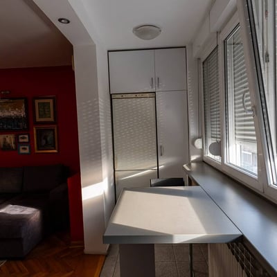 Rent of a two-room apartment in the historic city center, 42 m², Belgrade, Serbia