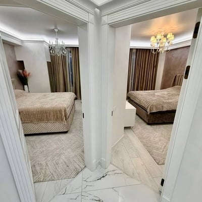 Location d’un appartement moderne et neuf de trois pièces en centre-ville, 90 m², Chișinău, Moldavie