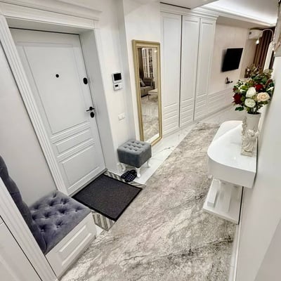 Rent of a new modern three-room apartment in the city center, 90 m², Chișinău, Moldova