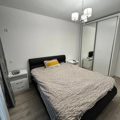 Rent of a furnished two-room apartment, 50 m², in a new building, Bucharest, Sector 3, Romania