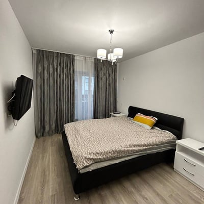 Rent of a furnished two-room apartment, 50 m², in a new building, Bucharest, Sector 3, Romania