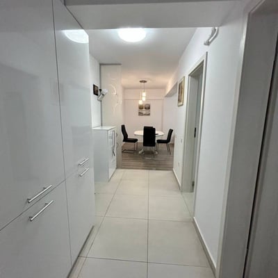 Rent of a furnished two-room apartment, 50 m², in a new building, Bucharest, Sector 3, Romania