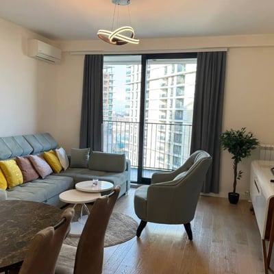 Location d’un appartement de deux pièces de 55 m² dans le complexe résidentiel premium BW Metropolitan, Belgrade, Serbie