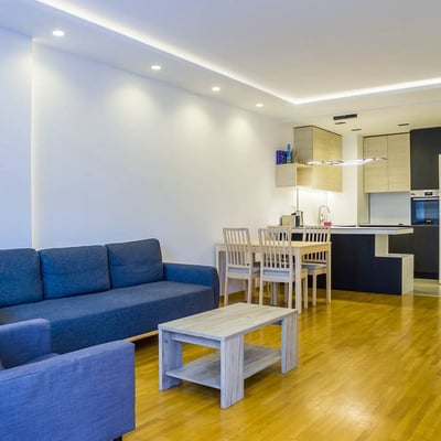 Rent of a two-room apartment, 62 m², in the modern A Block residential complex in New Belgrade, Belgrade, Serbia