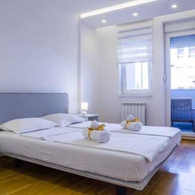 Rent of a two-room apartment, 62 m², in the modern A Block residential complex in New Belgrade, Belgrade, Serbia