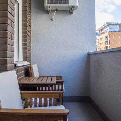Rent of a two-room apartment, 62 m², in the modern A Block residential complex in New Belgrade, Belgrade, Serbia