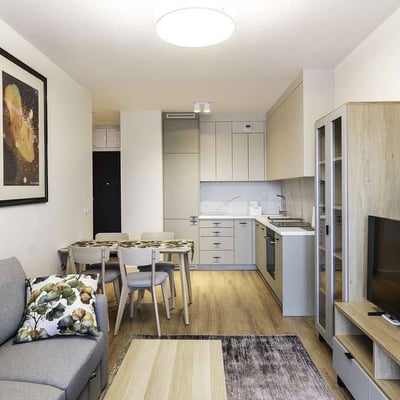 Rent of a bright two-room apartment, 41 m² Sczepin, Wrocław, Poland