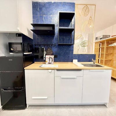 Rent of a spacious studio apartment, 47 m², Acequión area, Torrevieja, Spain