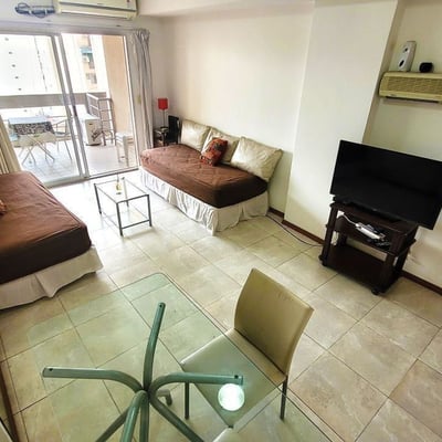 Rent of a bright studio apartment in Balvanera, Buenos Aires, Argentina