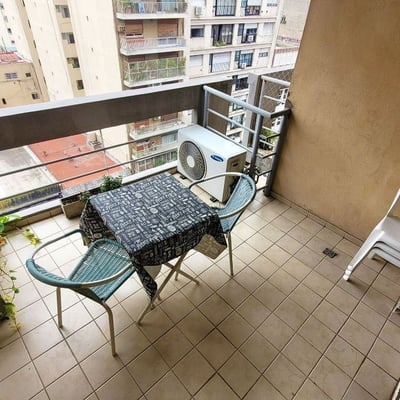 Rent of a bright studio apartment in Balvanera, Buenos Aires, Argentina