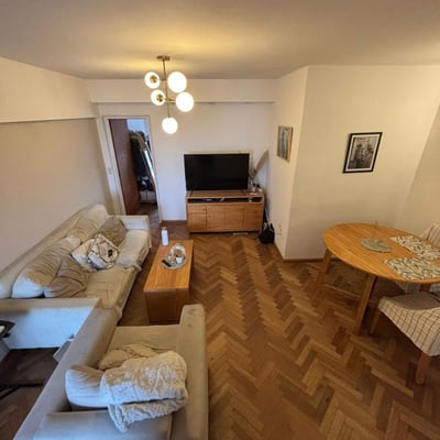 Rent of a two-room apartment with a balcony, unfurnished, Buenos Aires, Argentina