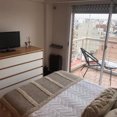 Rent of a two-room apartment with a balcony, unfurnished, Buenos Aires, Argentina