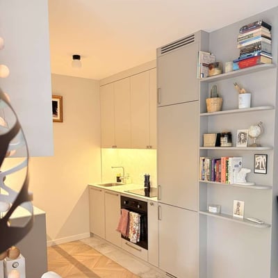 Rent of a stylish two-room apartment, 43 m², with a private garden, Warsaw, Poland