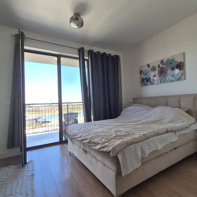 Rent of a studio apartment, 32 m², in the premium residential complex BW Aqua, Belgrade, Serbia