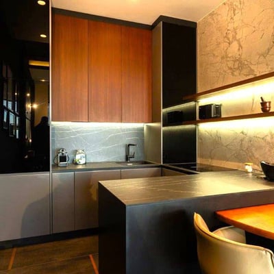 Miete einer luxuriösen Designer-Zweizimmerwohnung mit 61 m² im Premium-Wohnkomplex West 65, Belgrad, Serbien