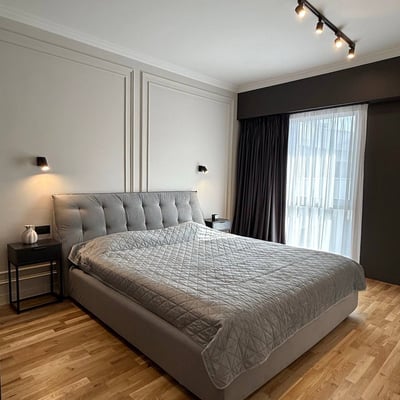 Rent of a new luxury two-room apartment, 50 m², in the city center, Bucharest, Romania