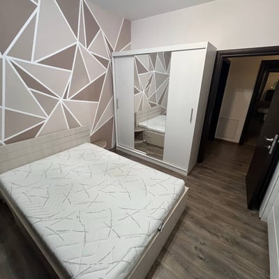 Rent of a bright furnished two-room apartment near Titan Park, Bucharest, Romania