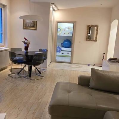 Rent of a spacious three-room apartment, 72 m², in the center of Vračar, Belgrade, Serbia